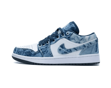 Men's Air Jordan 1 Low SE Washed Denim Shoes