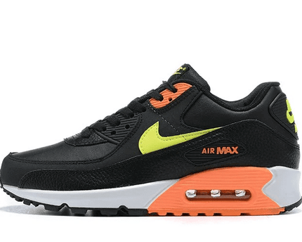 Men's Air Max 90 Black Green Orange Shoes