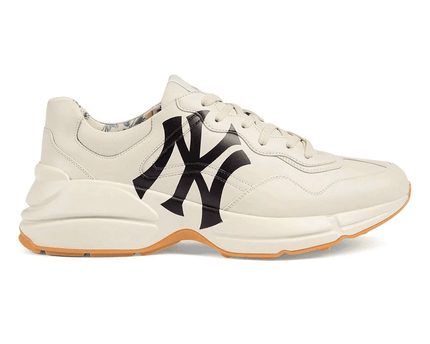 Men's Gucci Rhyton x New York Yankees NY Sneaker Shoes