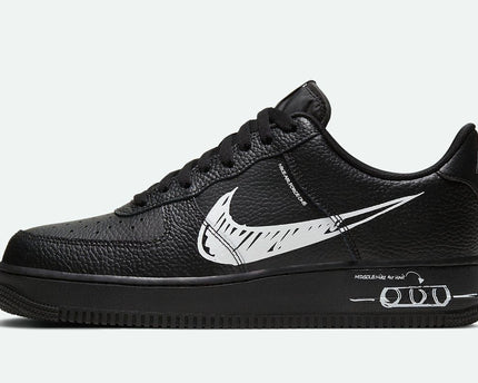 Men's Air Force 1 Low Sketch White Shoes