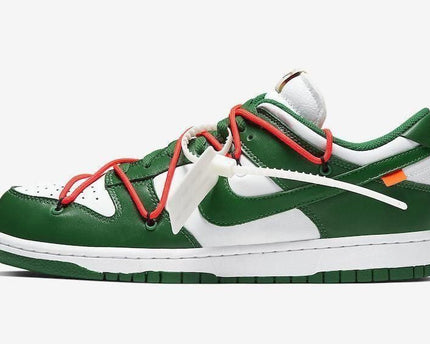 Men's Dunk Low Off White Pine Green Shoes