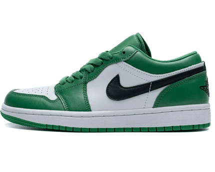 Men's Air Jordan 1 Low White Green Shoes