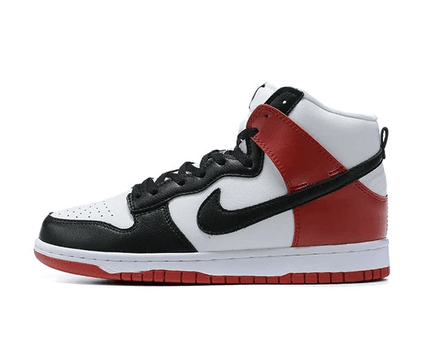 Men's SB Dunk High Red Black Shoes