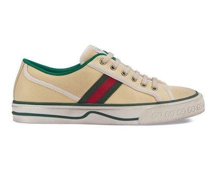 Men's Gucci Tennis 1977 Cream Sneaker Shoes