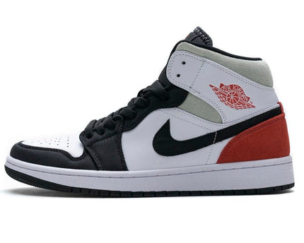 Men's Air Jordan 1 Mid SE Union Black Toe Shoes