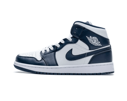 Men's Air Jordan 1 Mid Obsidian Shoes