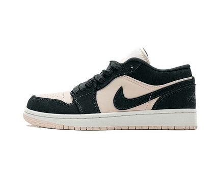 Men's Air Jordan 1 Low Black Guava Ice Shoes
