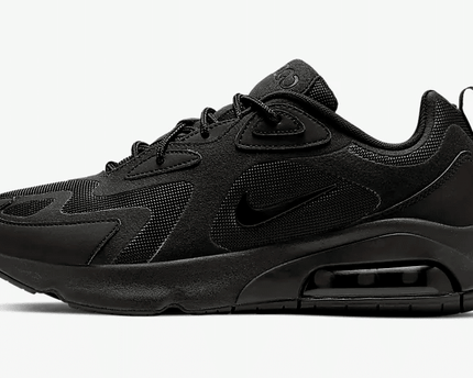 Men's Air Max 200 Triple Black Shoes