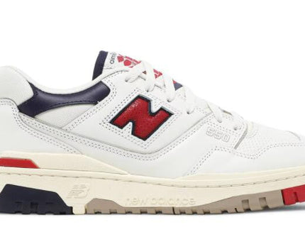 Men's New Balance 550 Aime Leon Dore White Navy Red Shoes