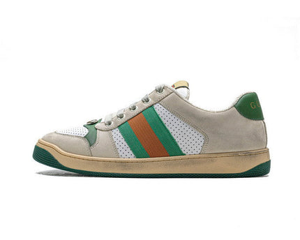Men's Gucci Tennis 1977 Print White Sneaker Shoes