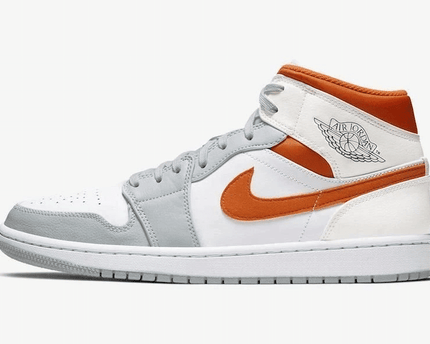 Men's Air Jordan 1 Starfish Orange Shoes