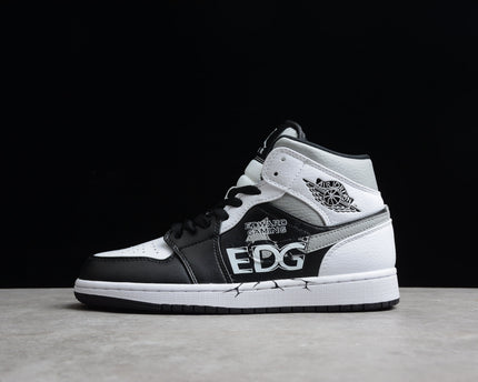 Men's Air Jordan 1 EDG Mid White Shadow Shoes