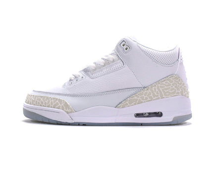 Men's Air Jordan 3 Retro Pure White Shoes