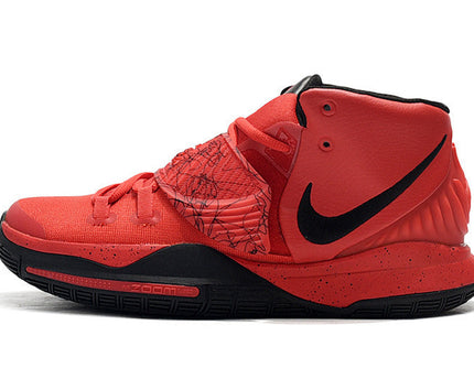 Men's Kyrie 6 Red Black Shoes