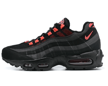 Men's Air Max 95 Black Red Orange Shoes