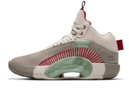 Men's Air Jordan 35 XXXV x Clot Jade Warrior Shoes