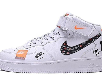 Men's Air Force 1 Mid Utility Just Do It White Shoes