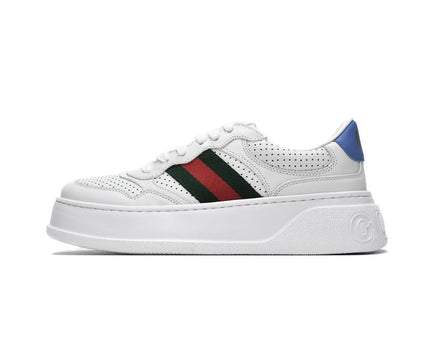 Men's Gucci Chunky GG Ribbon White Sneaker Shoes