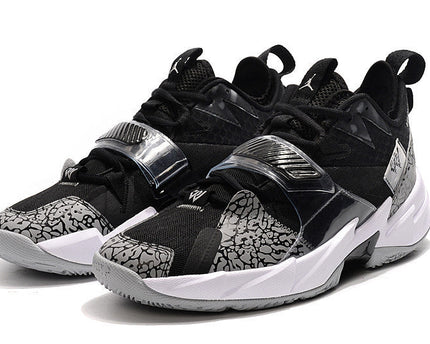 Men's Why Not Zero.3 Black Cement Shoes