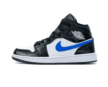 Men's Air Jordan 1 Mid Astronomy Blue Shoes