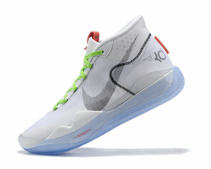 Men's KD 12 White Green Shoes