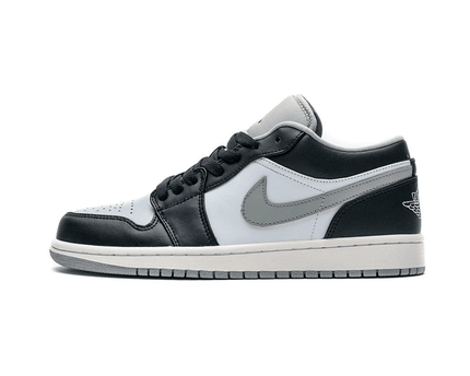 Men's Air Jordan 1 Low Black Smoke Grey Shoes