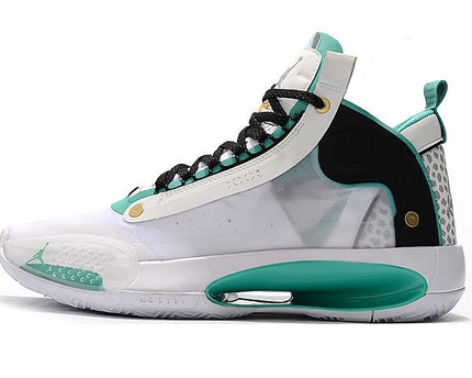 Men's Air Jordan 34 XXXIV White Green Shoes