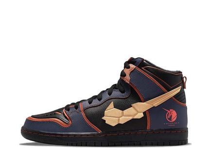 Men's Gundam x SB Dunk High Project Unicorn Navy Shoes
