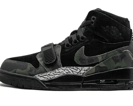 Men's Air Jordan Legacy 312 Black Camo Green Shoes