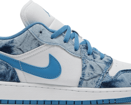 Men's Air Jordan 1 Low Washed Denim Shoes
