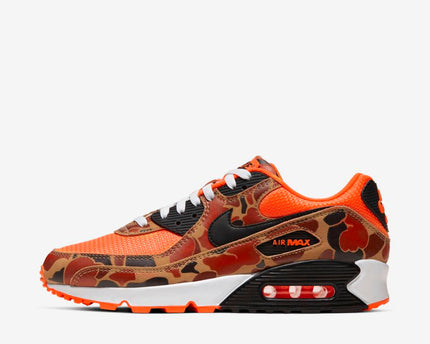 Men's Air Max 90 Orange Duck Camo Shoes