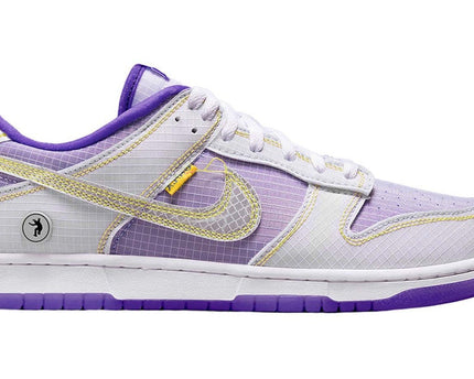 Men's Union La x Dunk Low Passport Pack Grey Purple Shoes
