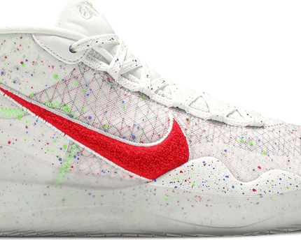 Men's KD 12 Enspire White Pink Shoes