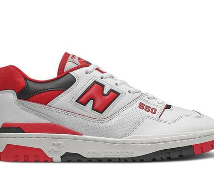 Men's New Balance 550 White Red Shoes