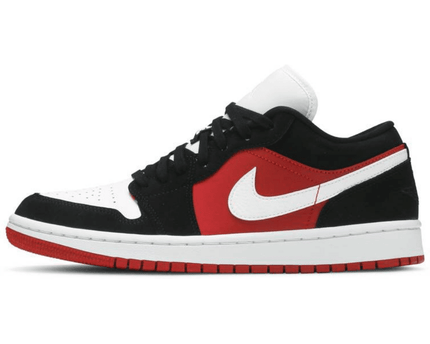 Men's Air Jordan 1 Low Black White Gym Red Shoes