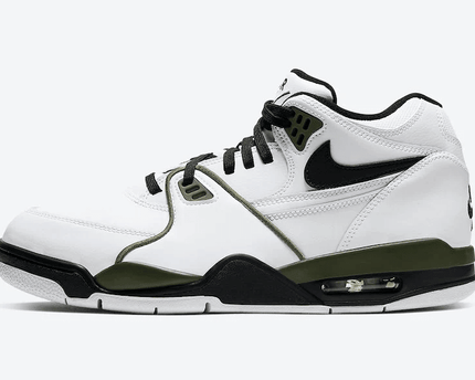 Men's Air Flight 89 White Olive Shoes