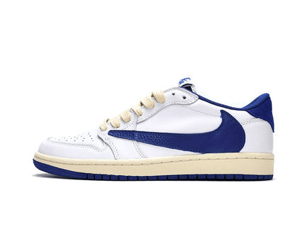 Men's Air Jordan 1 Low x Travis Scott Blue Bottom Shoes