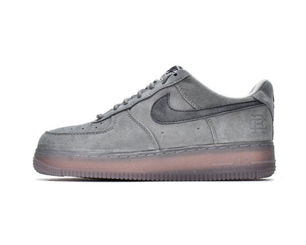 Men's Reigning Champ x Air Force 1 Low Suede Light Grey Shoes