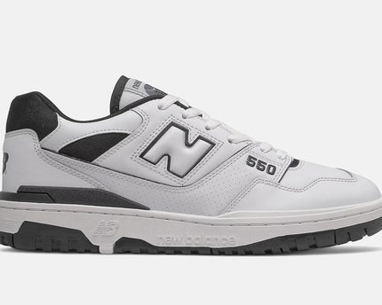 Men's New Balance 550 White Black Shoes