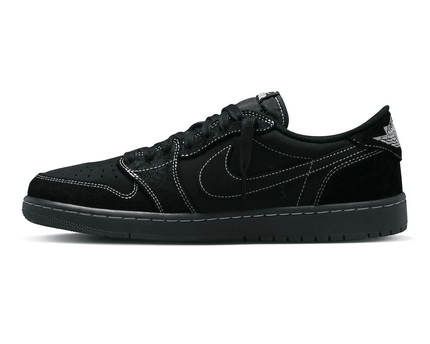 Men's Air Jordan 1 Low x Travis Scott OG SP Black Phantom Shoes