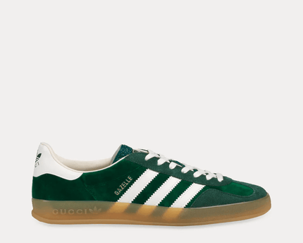 Men's Adidas x Gucci Gazelle Green Suede Shoes