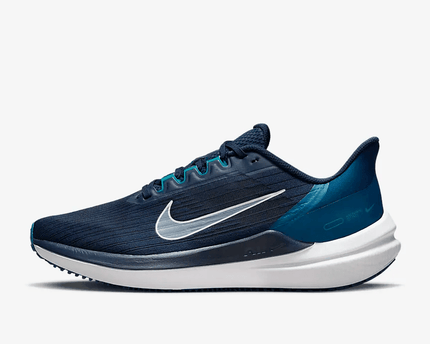 Men's Air Zoom Winflo 9 Obsidian Valerian Blue Shoes