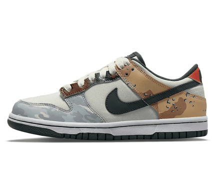 Men's SB Dunk Low GS Sail Multi Camo Shoes