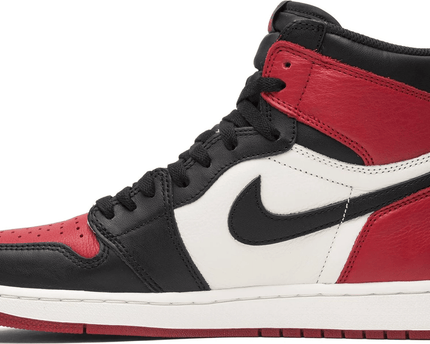 Men's Air Jordan 1 High Retro OG Bred Toe Shoes