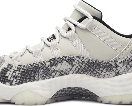 Men's Air Jordan 11 Low Retro Light Bone Snakeskin Shoes