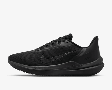 Men's Air Zoom Winflo 9 Black Dark Smoke Grey Shoes