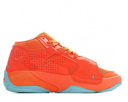Men's Air Jordan Zion 2 Orange Sky Blue Shoes