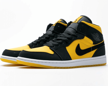 Men's Air Jordan 1 Mid University Gold Shoes