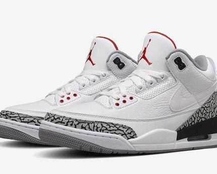 Men's Air Jordan 3 Tinker White Cement Shoes