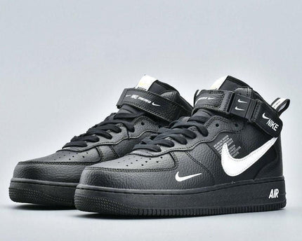Men's Air Force 1 Mid Utility Black Shoes